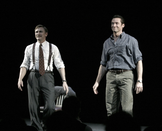 Photo Flashback: A STEADY RAIN Starring Jackman & Craig Opening Night Curtain Call Image