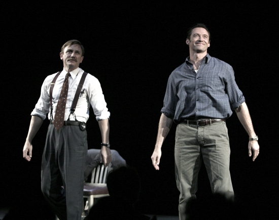 Photo Flashback: A STEADY RAIN Starring Jackman & Craig Opening Night Curtain Call Image