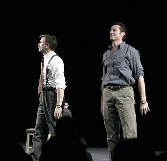 Photo Flashback: A STEADY RAIN Starring Jackman & Craig Opening Night Curtain Call Image
