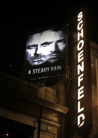 Photo Flashback: A STEADY RAIN Starring Jackman & Craig Opening Night Curtain Call Image