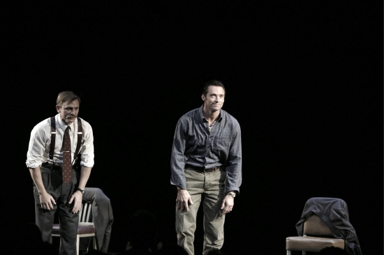 Photo Flashback: A STEADY RAIN Starring Jackman & Craig Opening Night Curtain Call Image