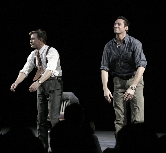 Photo Flashback: A STEADY RAIN Starring Jackman & Craig Opening Night Curtain Call Image
