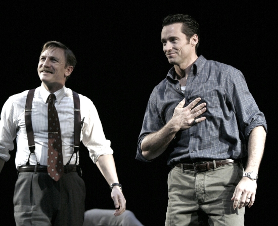 Photo Flashback: A STEADY RAIN Starring Jackman & Craig Opening Night Curtain Call Image