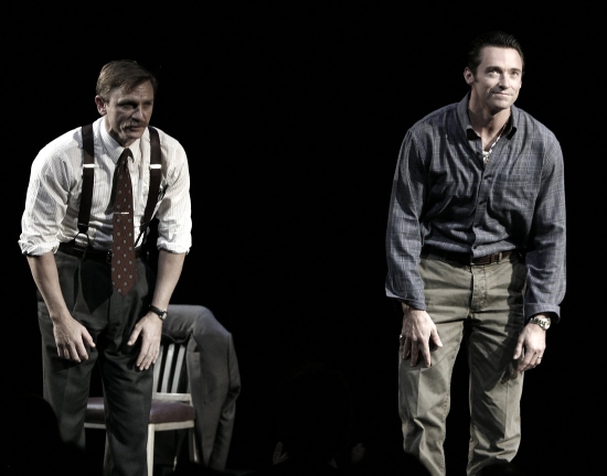Photo Flashback: A STEADY RAIN Starring Jackman & Craig Opening Night Curtain Call Image