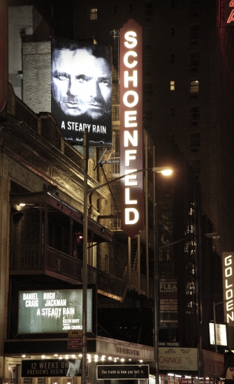 Photo Flashback: A STEADY RAIN Starring Jackman & Craig Opening Night Curtain Call Image