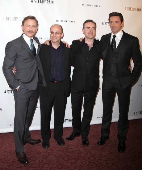 Photo Coverage: A STEADY RAIN - Opening Night Reception Photo Call Image