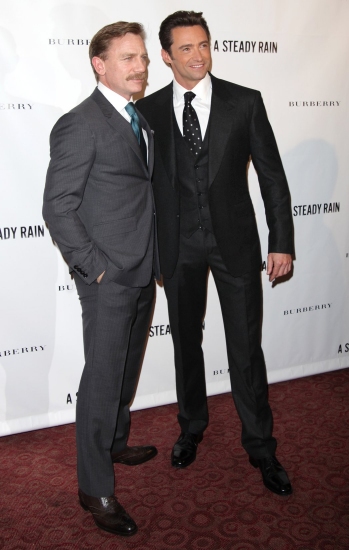 Photo Coverage: A STEADY RAIN - Opening Night Reception Photo Call Image