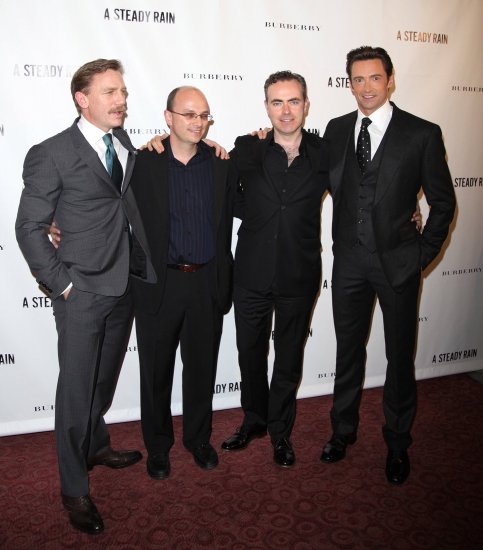 Photo Coverage: A STEADY RAIN - Opening Night Reception Photo Call Image