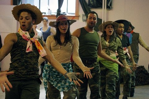 Photo Flash: NYMF's UNDER FIRE Rehearsals Image