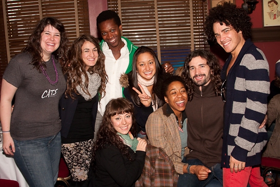 Photo Coverage: HAIR Stars Gavin Creel and Will Swenson Unveil Their Sardi's Portraits Image