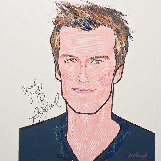 Photo Coverage: HAIR Stars Gavin Creel and Will Swenson Unveil Their Sardi's Portraits Image