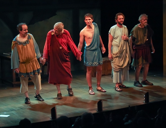 Photo Coverage: TWO UNRELATED PLAYS BY DAVID MAMET - Opening Night Curtain Call Image