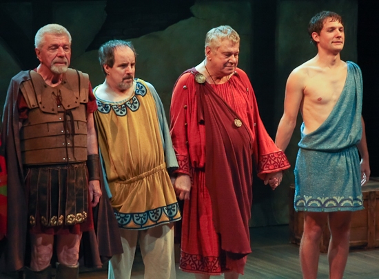 Photo Coverage: TWO UNRELATED PLAYS BY DAVID MAMET - Opening Night Curtain Call Image