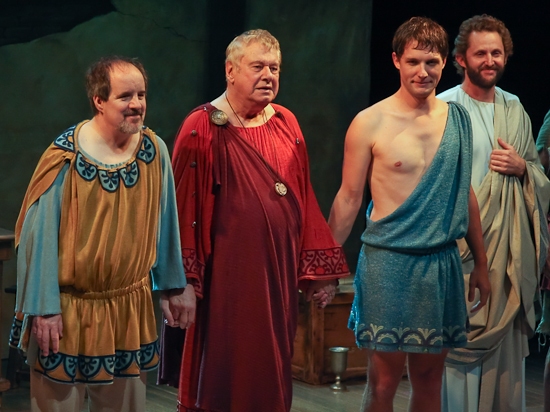 Photo Coverage: TWO UNRELATED PLAYS BY DAVID MAMET - Opening Night Curtain Call Image