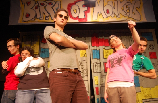 Photo Flash: Barrel of Monkey's BOM Image