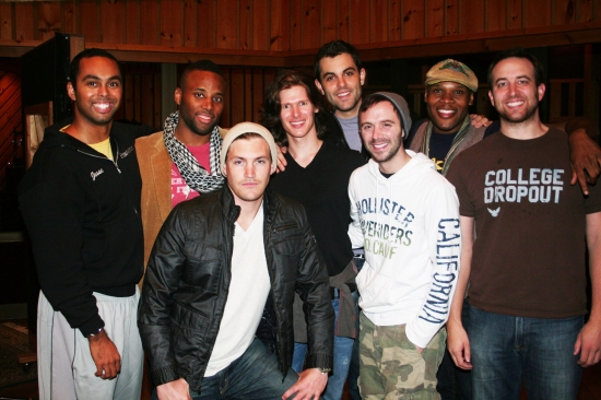Photo Coverage: Broadway Boys CD Recording Session Image