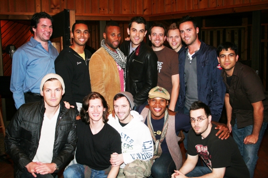 Photo Coverage: Broadway Boys CD Recording Session Image
