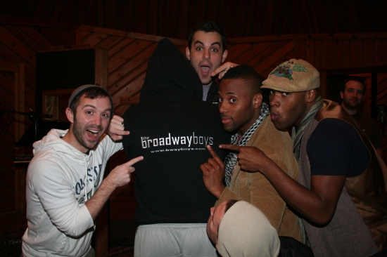 Photo Coverage: Broadway Boys CD Recording Session Image