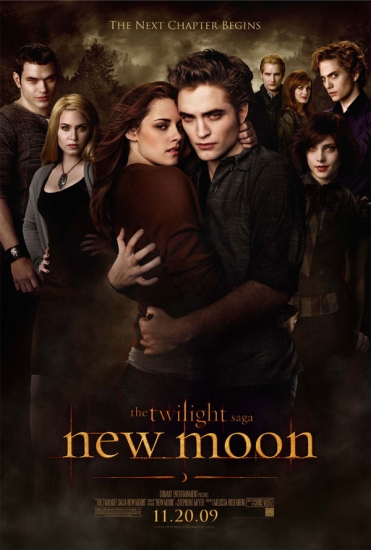 New Moon poster featuring Kristen Stewart and Robert Pattinson Photo