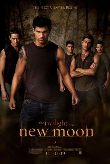 New Moon poster featuring Taylor Lautner Photo