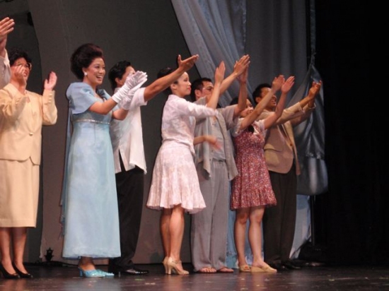 Jaygee Macapugay and the cast of Imelda - A New Musical Photo