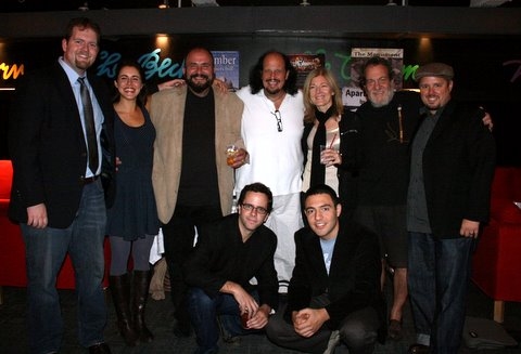 Cast of Underground with director Owen M. Smith and playwright James Mcmanus Photo