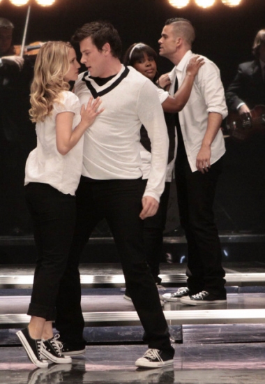 Dianna Agron and Cory Monteith Photo
