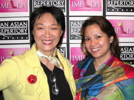 Photo Flash: Tony Winner Lea Salonga Visits Off-Broadway's IMELDA Image