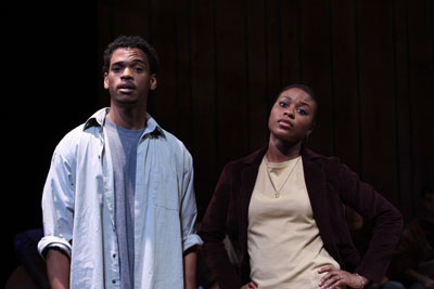 Photo Flash: Cedric H. Turner, Brooks Brantly and Brittany Green in CRT's THE EXONERATED 