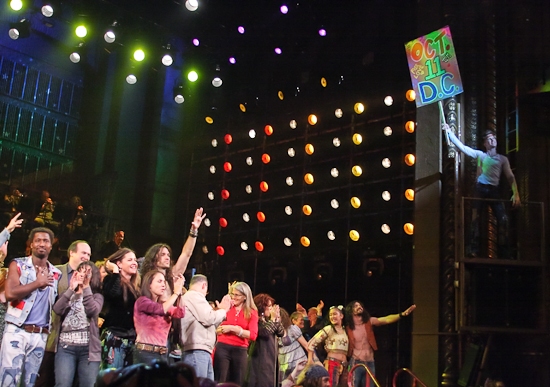 Photo Coverage: HAIR's Special Finale to Honor the Upcoming National Equality March Image