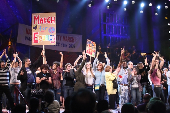 Photo Coverage: HAIR's Special Finale to Honor the Upcoming National Equality March Image