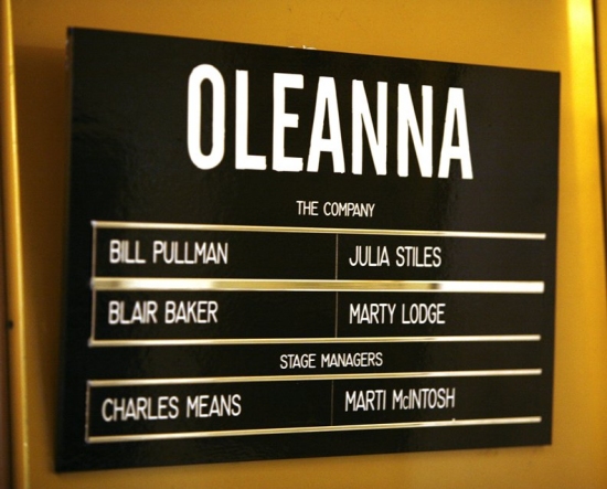 Photo Coverage: OLEANNA Celebrates Opening Night on Broadway - Curtain Call Image