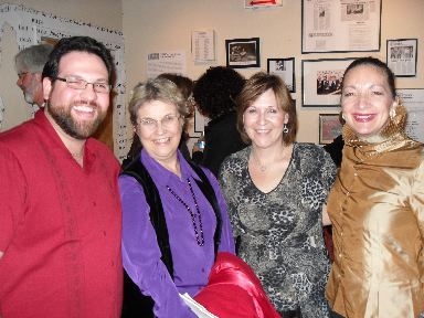 Brian Loevner, Terri Powell, Therese Weber, Board Member Zoa Norman Photo