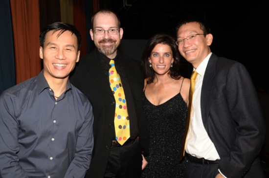 B.D. Wong and Sandra Coudert with guests Photo