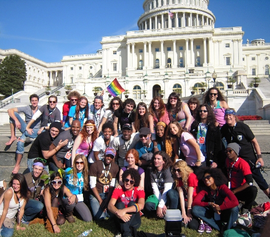 Photo Flash: HAIR at the National Equality March in Washington, D.C. Image