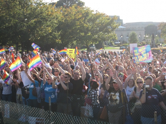 Photo Flash: HAIR at the National Equality March in Washington, D.C. Image
