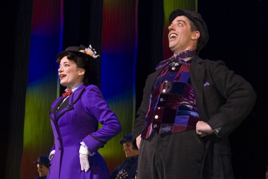 Laura Michelle Kelly and Christian Borle Photo