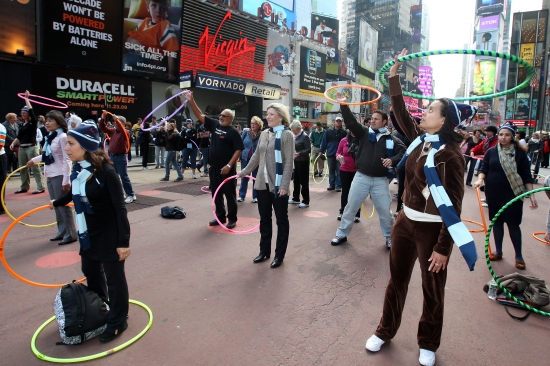 Photo Flash: WINTUK's Times Square 'Sneak Peek' 