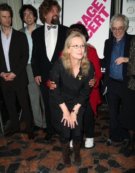 Frederick Weller, Geoffrey Arend, Jenifer Lewis, Meryl Streep and Austin Pendleton Photo