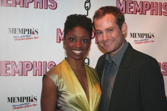 Montego Glover and Chad Kimball Photo