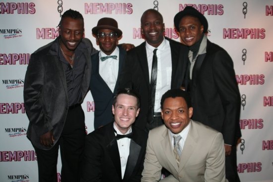 Kenny  J. Seymour, Ephraim Sykes, Daniel J. Watts, Cary Tedder, Derrick Baskin and Tituss Burgess at 