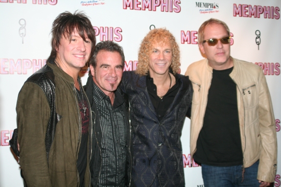 Bon Jovi's Richie Sambora, Tico Torres, David Byran and Hugh McDonald Photo