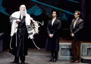 Photo Flash: Michael Navarra, Thomas Gorrebeeck, Corey Fischer and Jonathan Bock in TheaterWorks' Newly Extended THE CHOSEN Image