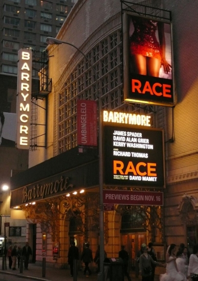 Photo Preview: RACE Marquee Unveiled at the Barrymore Theatre Image
