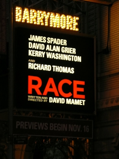 Photo Preview: RACE Marquee Unveiled at the Barrymore Theatre Image