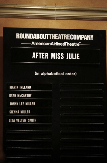 Photo Coverage: Roundabout Theatre Company's AFTER MISS JULIE - Opening Curtain Call Image