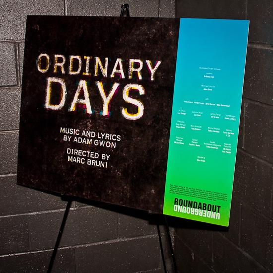 Photo Coverage: Roundabout's ORDINARY DAYS Opens Off-Broadway at the Black Box Theatre 