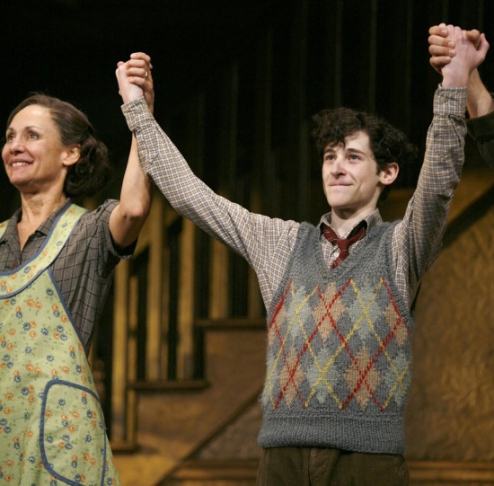 Laurie Metcalf and Noah Robbins
 Photo