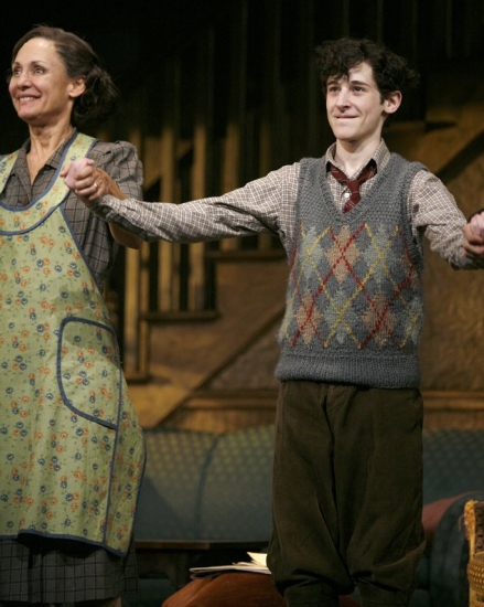 Laurie Metcalf and Noah Robbins
 Photo