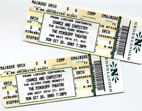 Photo Coverage: Chance and Chemistry: A Celebration of Frank Loesser - Curtain Call Image